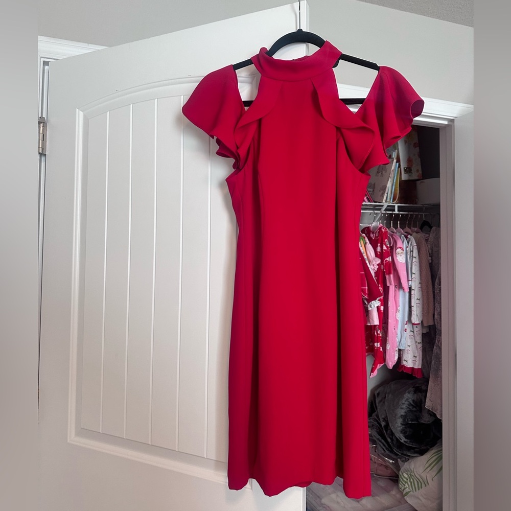 Perfect red cocktail dress